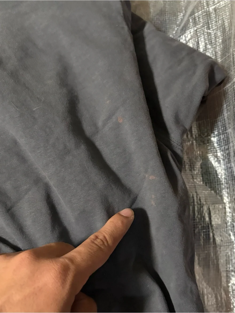 BELLIFY Faded Wash Oversized Boxy Hoodie in Charcoal L